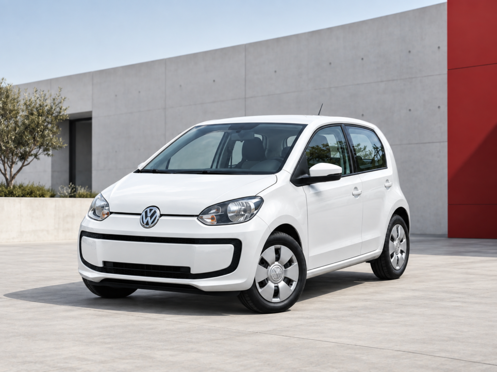 Volkswagen up! alb — închirieri auto JkRent Târgu Mureș